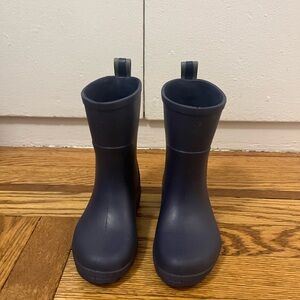 Kids Navy Rain Boots